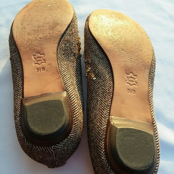 TALBOTS Women's Tweed Jeweled Slip-on Flats - Picture 7 of 7